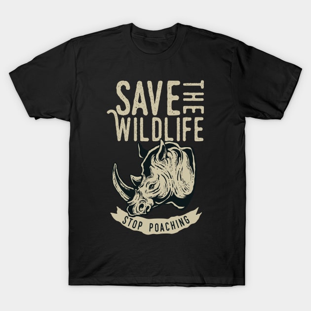 Illegal Wildlife Trade - Save The Wildlife - Stop Poaching T-Shirt by Addicted 2 Tee